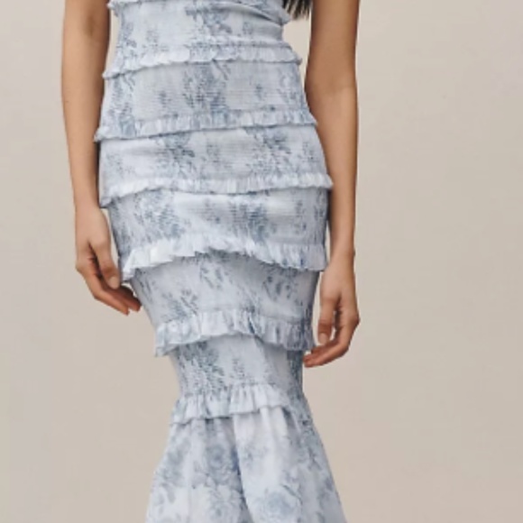 V Chapman Geranium Dress Light Blue 12 NWT - Picture 4 of 11